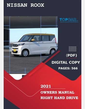 nissan roox 2021 owners manual in english